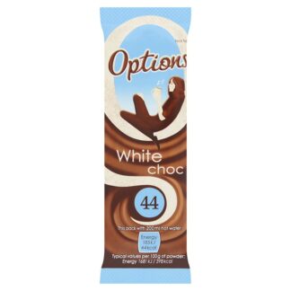 Options Belgian White Chocolate Sachets