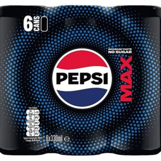Can 6 Pack Pepsi Max Sleek