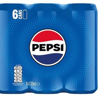 Can 6 Pack Pepsi Regular Sleek