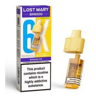 Lost Mary Bm6K Pods - Banana Ice