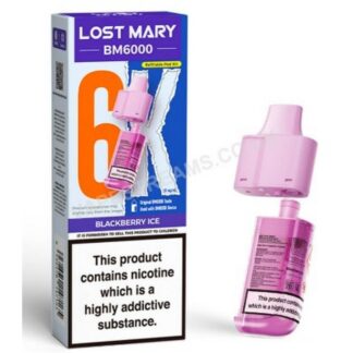 Lost Mary Bm6K Pods - Blackberry Ice