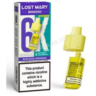 Lost Mary Bm6K Pods - Blue Razz Lemonade
