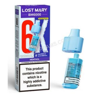Lost Mary Bm6K Pods - Menthol