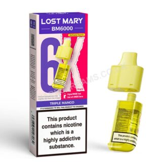 Lost Mary Bm6K Pods - Triple Mango