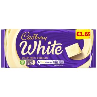 Cadbury Bar £1.69 Cdm White Choc Bar