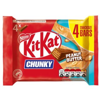Nestle Multi 4 Pack Kit Kat Chunky Peanut Butter