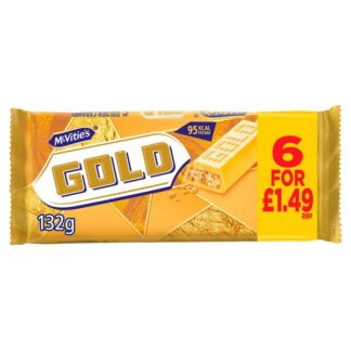 Mcvities £1.49 Pm Gold Bar 6 Pack