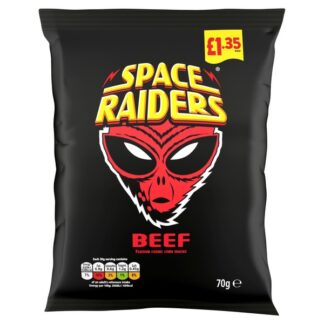 Kp £1.35 Space Raiders Beef Pmp