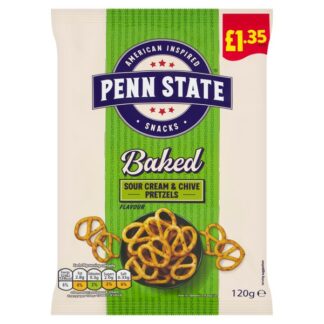 Kp £1.35 Penn State Pretzels Sour Cream & Chive Pm