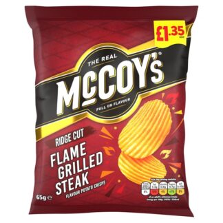 Kp £1.35 Mccoys Flamed Grilled Steak Pmp