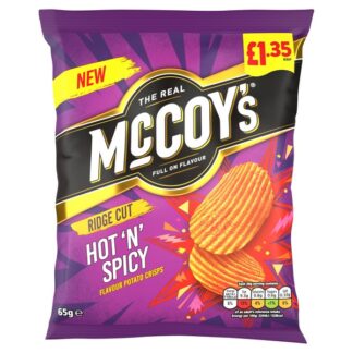Kp £1.35 Mccoys Hot N Spicy Pmp