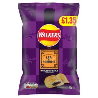 £1.35 Walkers Lea & Perrins Worcester Sauce Pmp