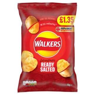 £1.35 Walkers Ready Salted Pmp