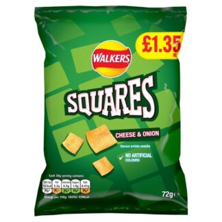 £1.35 Squares Cheese & Onion Pmp