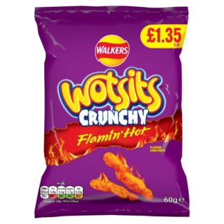£1.35 Wotsits Crunchy Flamin Hot Pmp