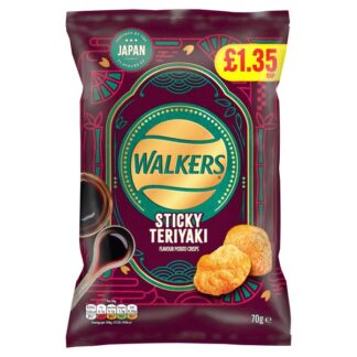 £1.35 Walkers Sticky Teriyaki Pmp