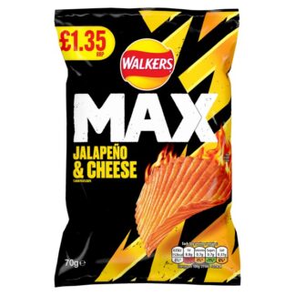 £1.35 Walkers Max Strong Jalapeno & Cheese Pmp
