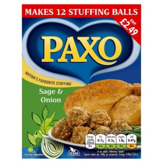 Paxo Stuffing Sage & Onion £2.49Pmp