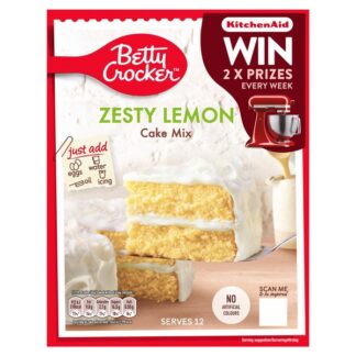 Betty Zesty Lemon Cake Mix