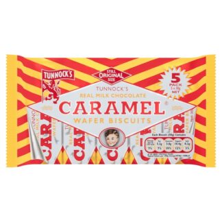 Tunnocks 5 Pack Caramel Wafers