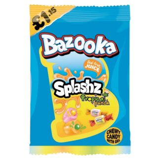 Bag £1.15 Bazooka Splashz Tropical Pmp