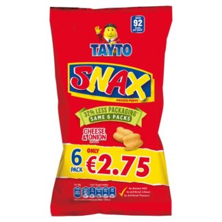 Roi Tayto 6 Pack Ç2.75 Snax Pmp