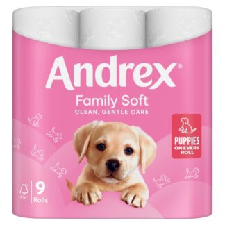 Andrex Family Soft Toilet Roll 9 Pack