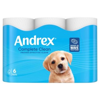 Andrex Toilet Roll Complete Clean White 190Sht