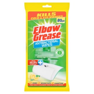 Elbow Grease Antibacterial Surface Wipes Lemon