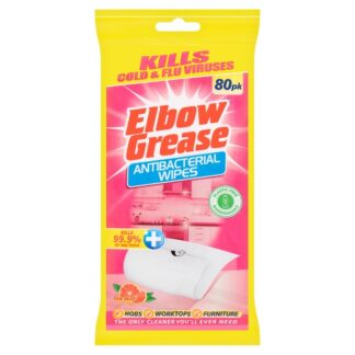 Elbow Grease Antibacterial Surface Wipes Pink