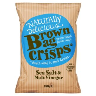 Brown Bag Crisps Sea Salt & Malt Vinegar