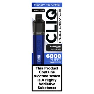 Avomi Cliq Kit Ecig - Blueberry Sour Rasp