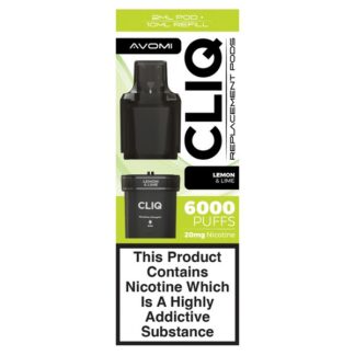 Avomi Cliq Pod Ecig - Lemon Lime