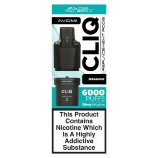 Avomi Cliq Pod Ecig - Spearmint Refill