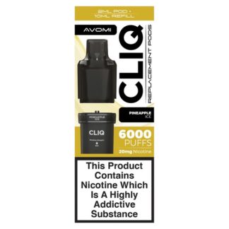 Avomi Cliq Pod Ecig - Pineapple Ice Refill