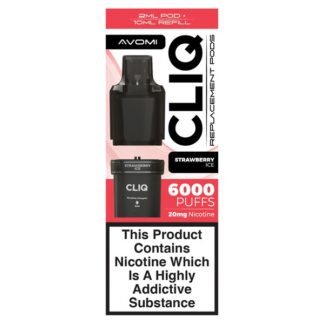 Avomi Cliq Pod Ecig - Strawberry Ice Refill