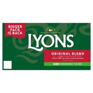 Lyons Teabags Original Green 240S