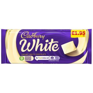 Cadbury Bar £1.99 Cdm Dairy Milk White Choc Bar