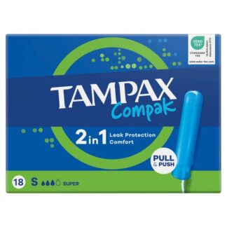 Tampax Compak 2 In 1 Super