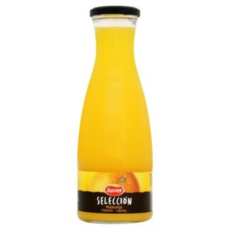 Juver Orange Juice Glass Bottle