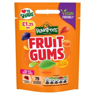 Nestle £1.25 Rowntree Fruit Gums Pouch Pmp