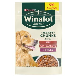 Winalot Meaty Chunk Beef In Jely Pch 59P 3For£1.49
