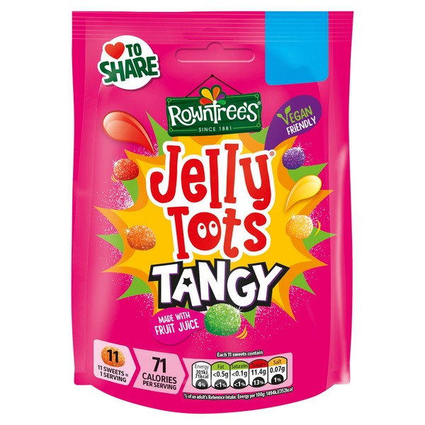 Nestle - Rowntree Jellytots Tangy Pouch