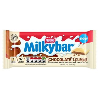 Nestle Bar Lg Milkybar White Choc Biscuit Crumble