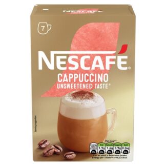 Nescafe Gold Cappuccino Unsweetened Sachet 7Pk