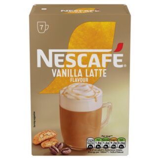 Nescafe Gold Latte Vanilla Sachet 7Pk