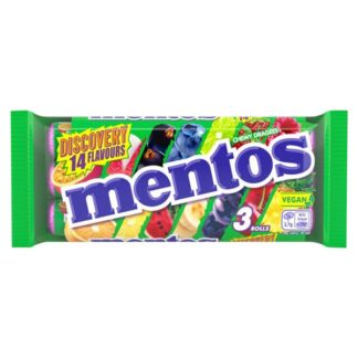 Mentos 3 Pack Chewy Discovery Roll - Non Pm