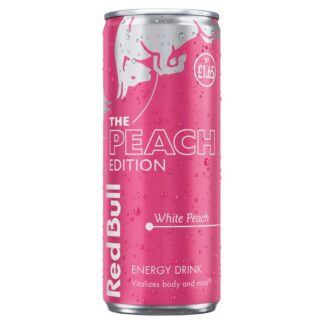 Can Red Bull £1.65 White Peach Editions Pmp